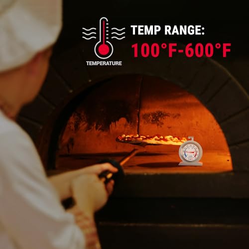 Image of TempPro 3-Pack Oven Thermometer for Gas Oven with 431 Stainless Steel