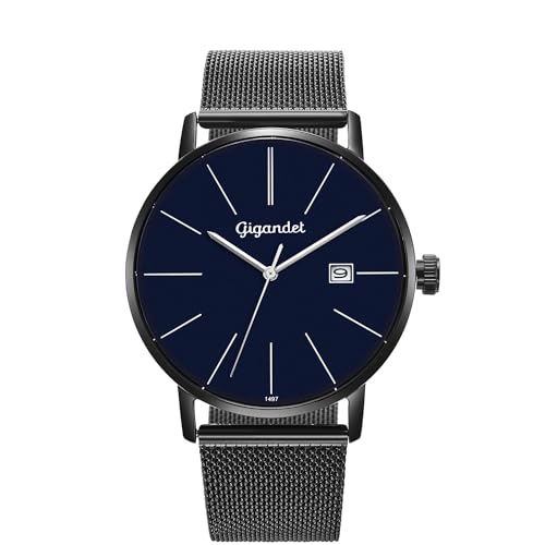 Montre Quartz Japonais Gigandet Hommes en Acier Inoxydable Chic