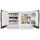 Ca'Lefort 48'' Panel Ready Refrigerator Bundle, Built-in Panel-Ready Fridge with Freezer Perfect for Kitchens -11°F-46°F Precise Freeze Control Reversible Door (Panel Not Included)
