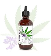 Natural Therapy Body Oil with Hemp & Lavender - Dry Skin Moisturizer and Hydrating Massage Oil - ...