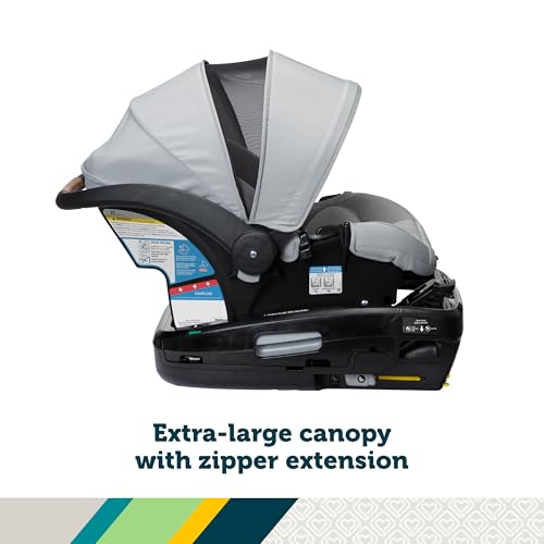 Safety 1st® onBoard™ Slide DLX Infant Car Seat w/SafetySlide™ Base, Easy-Install Rigid Latch, Lightweight Rear-Facing Seat, Newborn Carrier, Extra-Large Canopy, Travel System Ready, Dusty Marble - image 6