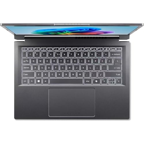 Image of acer Aspire 14 Laptop, 14 inch WUXGA (1920 x 1200) Display, Intel Ultra 5-226V, AI Copilot+PC, 16GB LPDDR5X RAM, 1TB SSD, Windows 11 Home, ‎Gray, TWE Wireless Earbuds