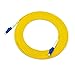 Jeirdus 15Meters 50ft LC to LC Fiber Optic Cable Jumper Optical Patch Cord Simplex Single-Mode 9/125 LC-LC
