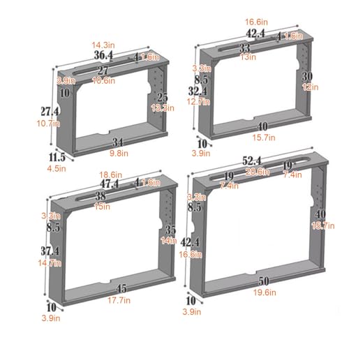 Elegante ocultador WiFi para el hogar moderno caja organizadora de salón y oficina 3