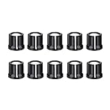Drfeify Volume Tone Knobs, 10Pcs / Set Potentiometer Volume Tone Knobs Caps for D Shaped Shaft...