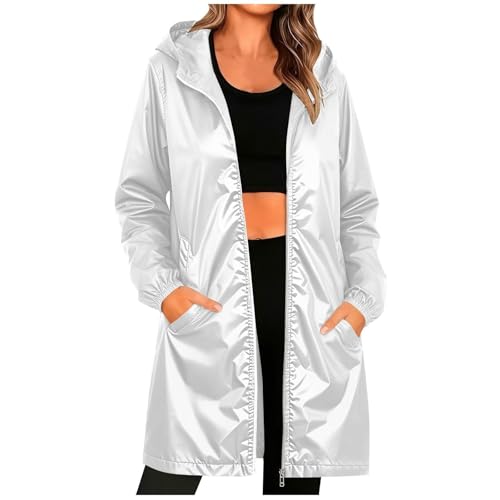 Veste imperméable légère femme coupe-vent chic pour l'automne