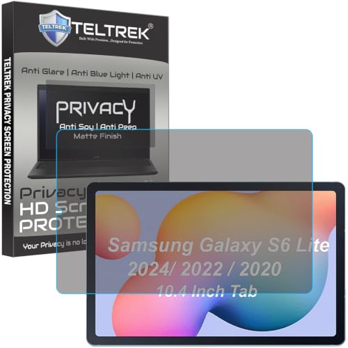 Image of Privacy Matte Anti Peep Screen Guard Compatible With Samsung Galaxy Tab S6 Lite 2024 /2022 /2020 10.4 inch Inch Tablet Anti Spy Screenguard Not a Tempered Glass Screen Protector