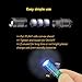 Nitefox e1 Smallest Keychain Flashlight Tiny Micro Mini Key Ring Light Bright Long Lifetime Waterproof for Everyday EDC Emergency Dog Walking Sleeping Reading Nice Gift (Colorful Stainless Steel)
