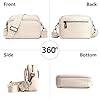 DKIIL NOIYB Crossbody Bags for Women, Genuine Leather Cross Body Bag Women with Adjustable Wide Strap Multiple Pockets Handbags & Shoulder Bags #3