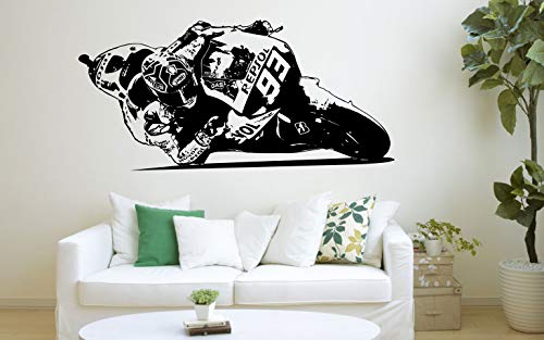 Twisted Melon Marc Marquez 93 Moto Gp Decoración Pared Gráfico Decal De Vinilo