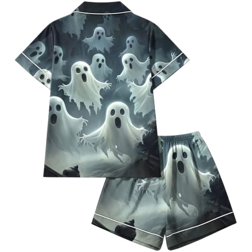 ZHIHAIHEN Halloween Pajamas Women 2 Piece Shorts 11# Multicolor Medium - image 7