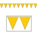 Beistle Golden-Yellow Pennant Banner