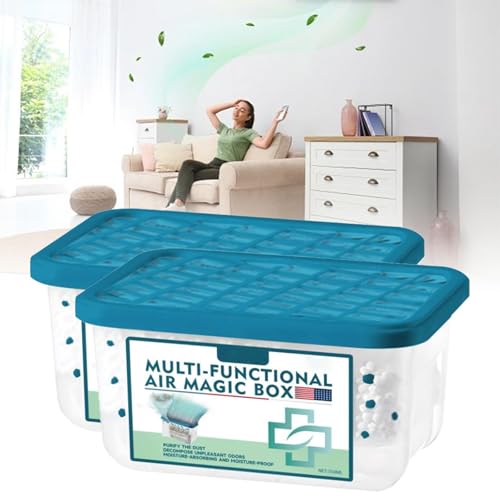 Multifuncional Air Magic Box, Air Magic Box Atrapa Polvo, Con Eliminación De Polvo, Recolección Automática De Polvo, De Origen Vegetal Para El Hogar, La Oficina,las Zonas De Mascotas (2)