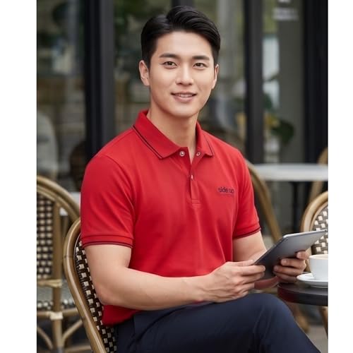 Image of Polo T Shirt for Man |with Collar | Half Sleeve | Summer Wear | Casual Pure Cotton T Shirt for Men (Available Size M- 4XL)
