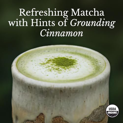 Image of MUDWTR Mushroom Matcha Powder | 3,000mg of Adaptogenic Mushrooms | Japanese Matcha Powder Blend | USDA Organic | Energy, Focus & Immunity Support | Lion's Mane, Chaga, Reishi, Cordyceps | 30 Servings