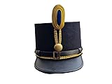 WW1 Austro Hungarian Officer Kepi, Navy Blue Felt, Gold Accents