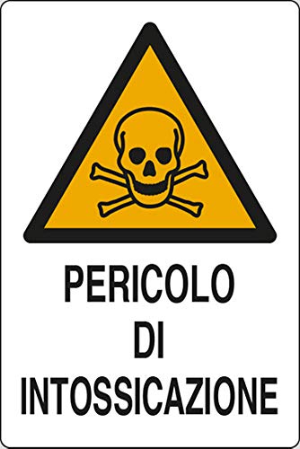 PIXLEMON Cartello In Alluminio 30x20 Cm - SCARICO INDUSTRIALE, Per Interni/esterni - 4
