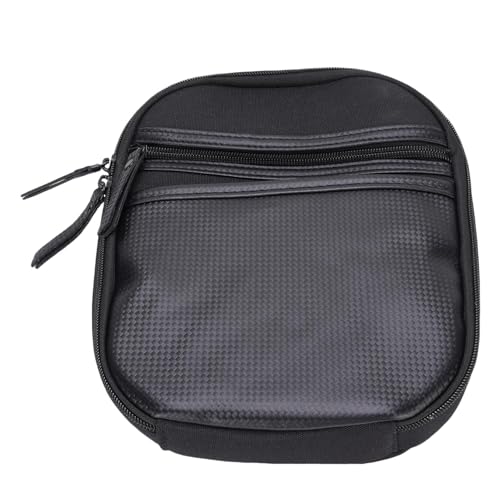 Riñonera de poliéster negro Srliya con correa ajustable para hombro