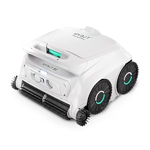WYBOT B1 Akku-Poolroboter für kleine Pools, Leichter intelligenter Poolreinigungsroboter mit App-Steuerung, Wand- und Bodenabdeckung, Zwei Seitenbürsten, bis zu 100 Minuten Laufzeit, Weiß-Grün