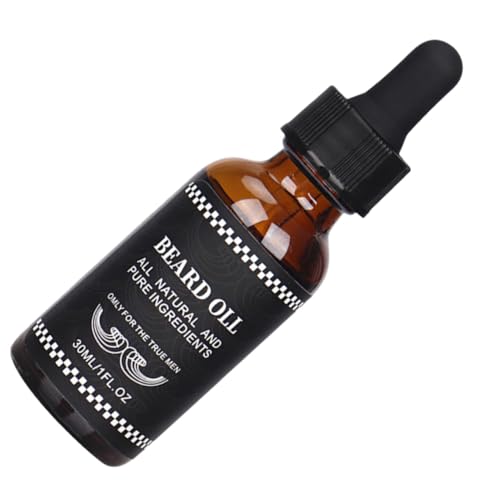 DONFAMDS Aceite para Barba Hombres Nutritivo Natural Crecimiento Hidratante Cuidado Diario Ligero para Viaje Regalo Masculino