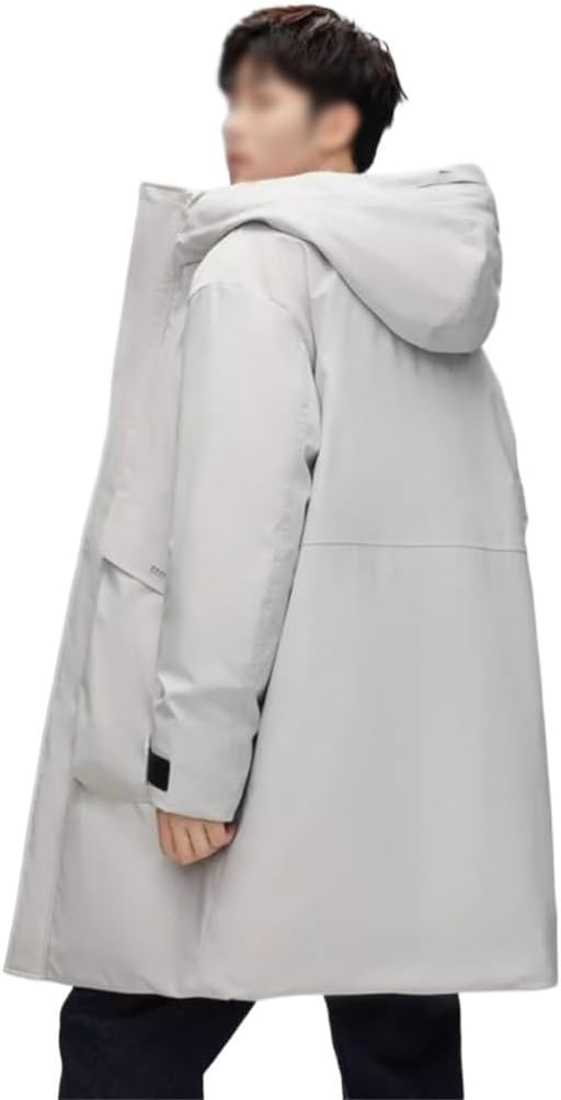 VIDI Long casual fashion sports warm jacket down male winter thick in the long