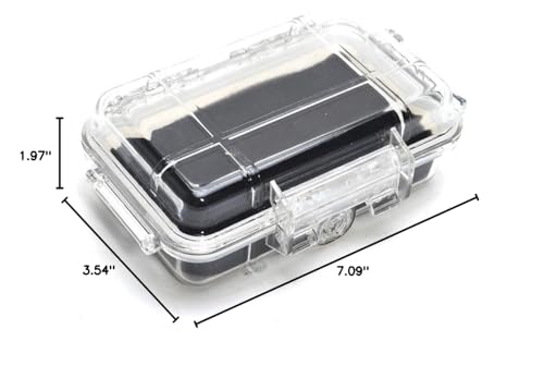 Plastic Waterproof Box Case Container Waterproof Shockproof Box Waterproof Dry Box Waterproof Cases Organization Locker Box Portable Dry Storage for Boat, Fishing Tackle, Phone, Camera, etc - Thumbnail 7