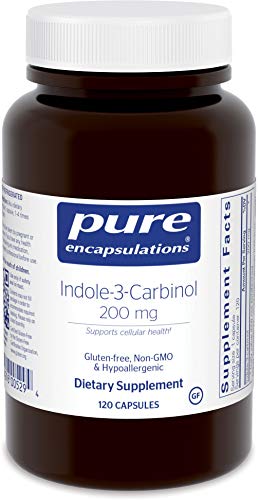 Pure Encapsulations - Indole-3-Carbinol 200 mg - Supports Healthy Breast, Cervical and Prostate Cell Function - 120 Capsules Pure Encapsulations - Indole-3-Carbinol 200 mg - Supports Healthy Breast, Cervical and Prostate Cell Function - 120 Capsules