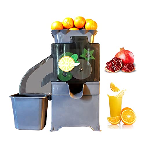 Koalalko Commercial Orange Juicer Machine, Slow Masticating Juicer Extractor with Pull-out Filter Box, Auto Peeling Electric Citrus Jucer Squeezer Making Machine for Orange,Grapefruit