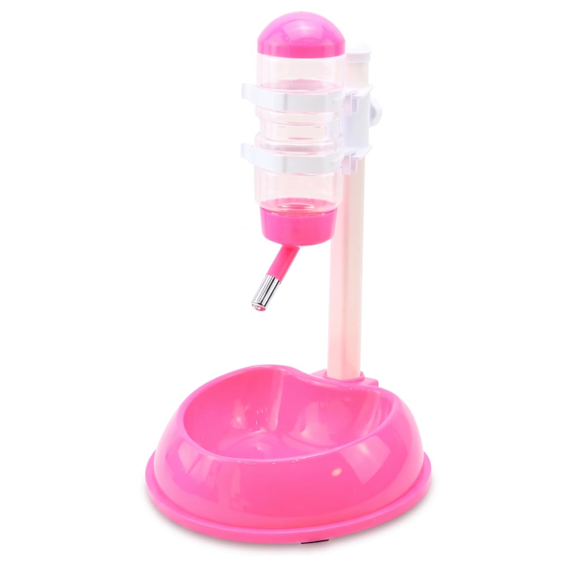 Dispenser per Bottiglie d'Acqua per Cani a Prova di perdite con Supporto, mangiatoia Portatile per Animali Domestici per Viaggi, Passeggiate, Cassa, Stile 2
