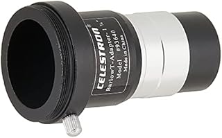 Celestron 93640 1.25 Inch Universal Barlow and T-Adaptor, Silver/Black