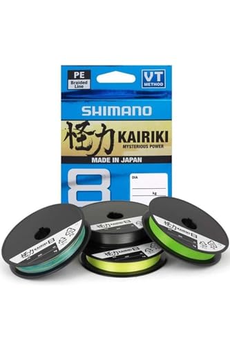 Fil Shimano Kairiki 8 tresse jaune 300m pêche aux leurres souples