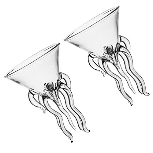 DOITOOL 2Pcs Polvo Vidro Martini Cocktail de Vidro Transparente Copo De Vidro Copo de Cocktail De Vi