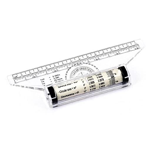 Danlai Rollender Parallel-lineal 15cm Mehrzweck-Walz-waagen Zeichnen-lineal Professional Parallel Gleiter Rollende Zeichnungslineal Winkelmesser