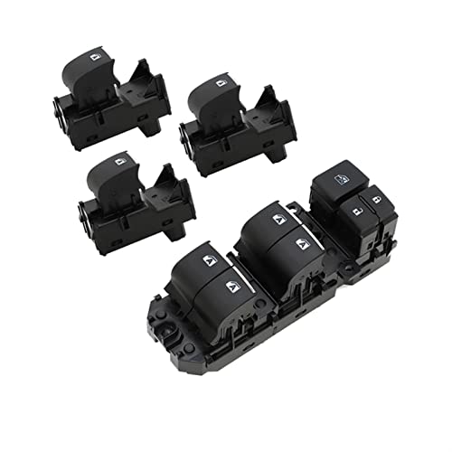 Commande lève-vitre rétroéclairé Toyota RAV4 avec 4 boutons de remplacement pour portière gauche