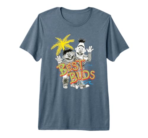 T-shirt Sesame Street Bert et Ernie haut casual idéal pour un look streetwear