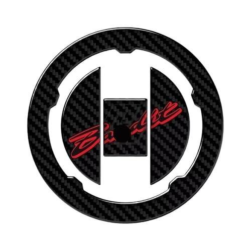 Protection réservoir moto aspect carbone premium en résine injectée pour bouchon de réservoir