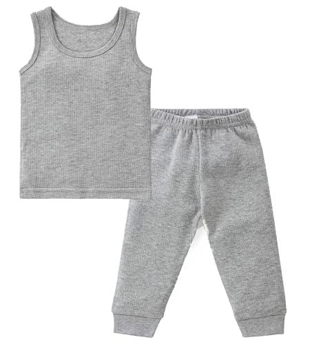 Image of Kids Winter wear Thermal Full Sleeves Body Warmer top and Pajama Set for Boys & Girls