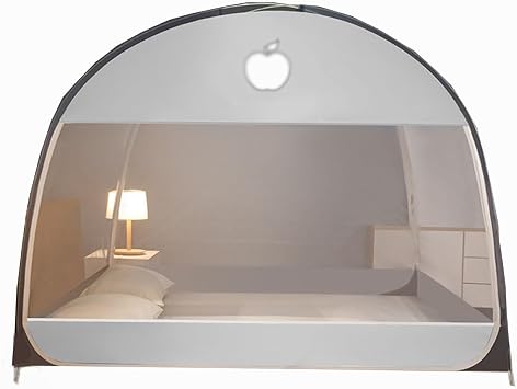 VOIV Pop-up Mosquito net,Folding Design Bed Canopy for Bedroom and Outdoor Trip,Easy to Install and Wash for Twin to King Size Bed Size 180x200x150