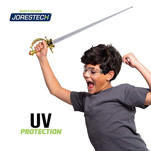 Jorestech Kids Safety Glasses Uv Protection Anti Scratch Clear Frameless Glasses, Meets Ansi Z87+ Standards, Eye Protection Activewear (Ls-375-Cl) #TOP2