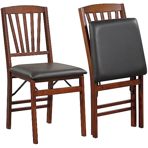 Giantex Folding Dining Chairs Set of 2 Cover