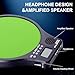 EX [3-IN-1] Portable Digital Electronic Drum Pad, with [Metronome, Speed Detection & Tap Counting] 10″ TPR Practice Pad, Green
