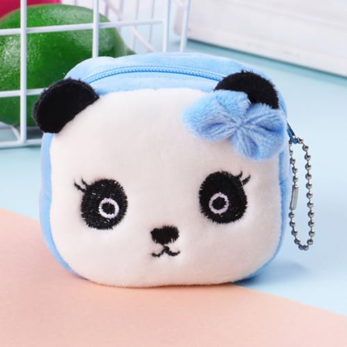 Wallet Purse Cute Cartoon Look Portable Plush Mini Change Purse for Kids for Outdoor Shopping2