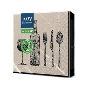 Paw Decor Collection SDLE033300 Serwetki Papierowe 20 szt.