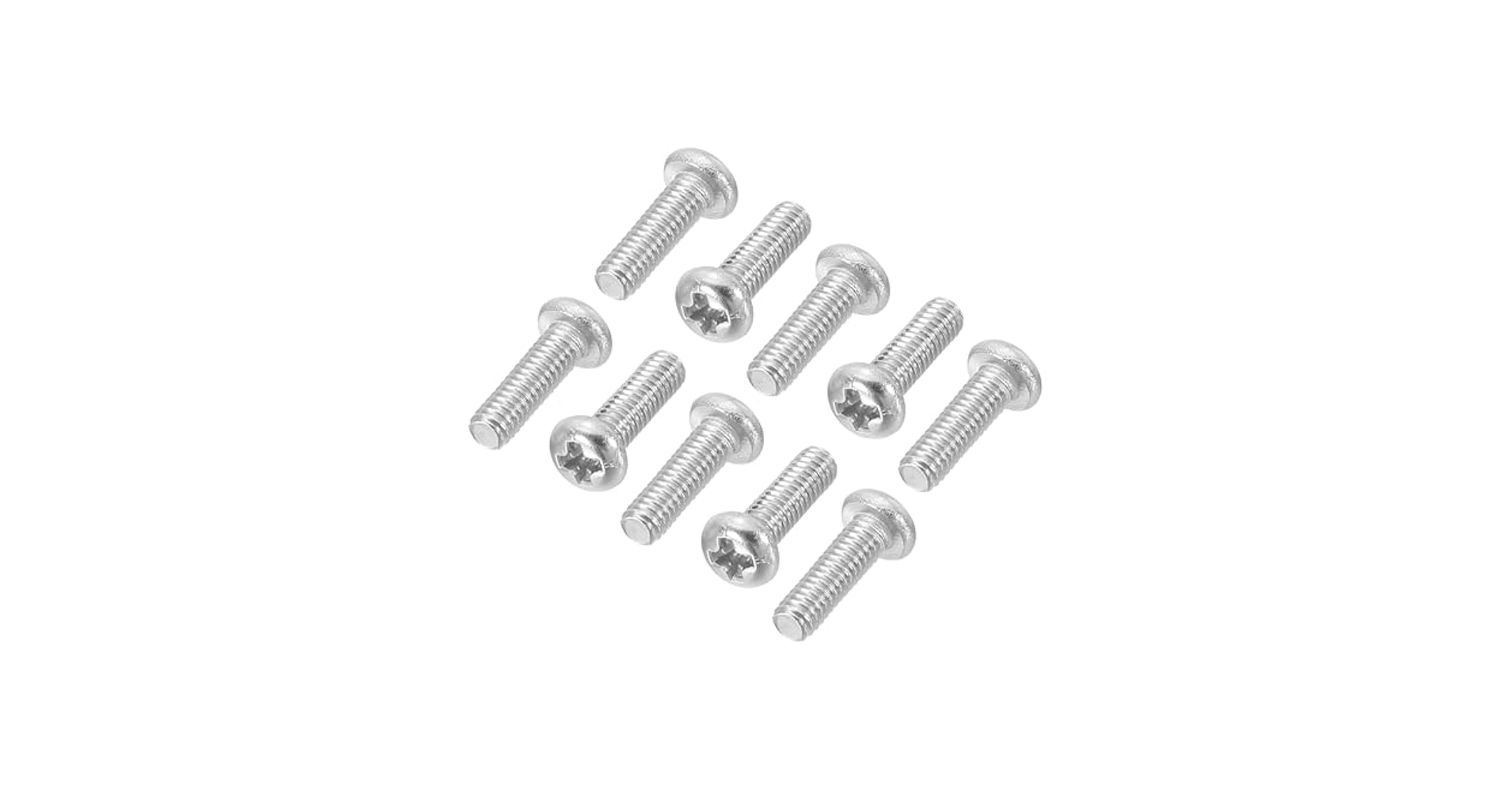 【ネル】ページ Amazon | PATIKIL 小ネジ 丸頭 十字穴付き 60個 M2-0.4 x 6mm