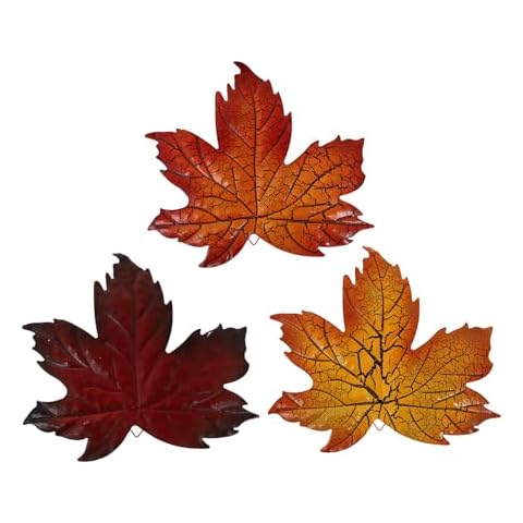 FOMIYES Metal Maple Leaves Wall Decor Cover