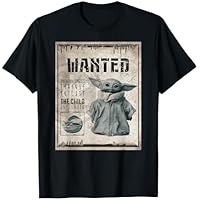 Star Wars The Mandalorian The Child Wanted Poster Camiseta