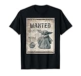 Star Wars The Mandalorian The Child Wanted Poster Camiseta