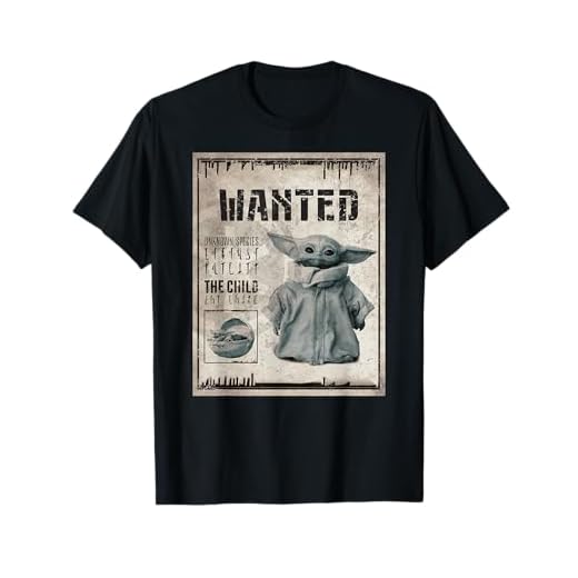 Star Wars The Mandalorian The Child Wanted Poster Camiseta
