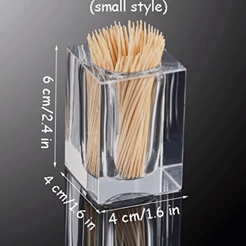 Distributeur de cure-dents transparent idéal pour apéritif convivial