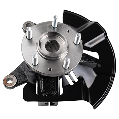 TRQ Front Wheel Bearing & Hub Assembly with Knuckle LH for Mazda CX-9 CX-7